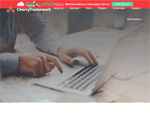 Tablet Screenshot of cherryframework.com
